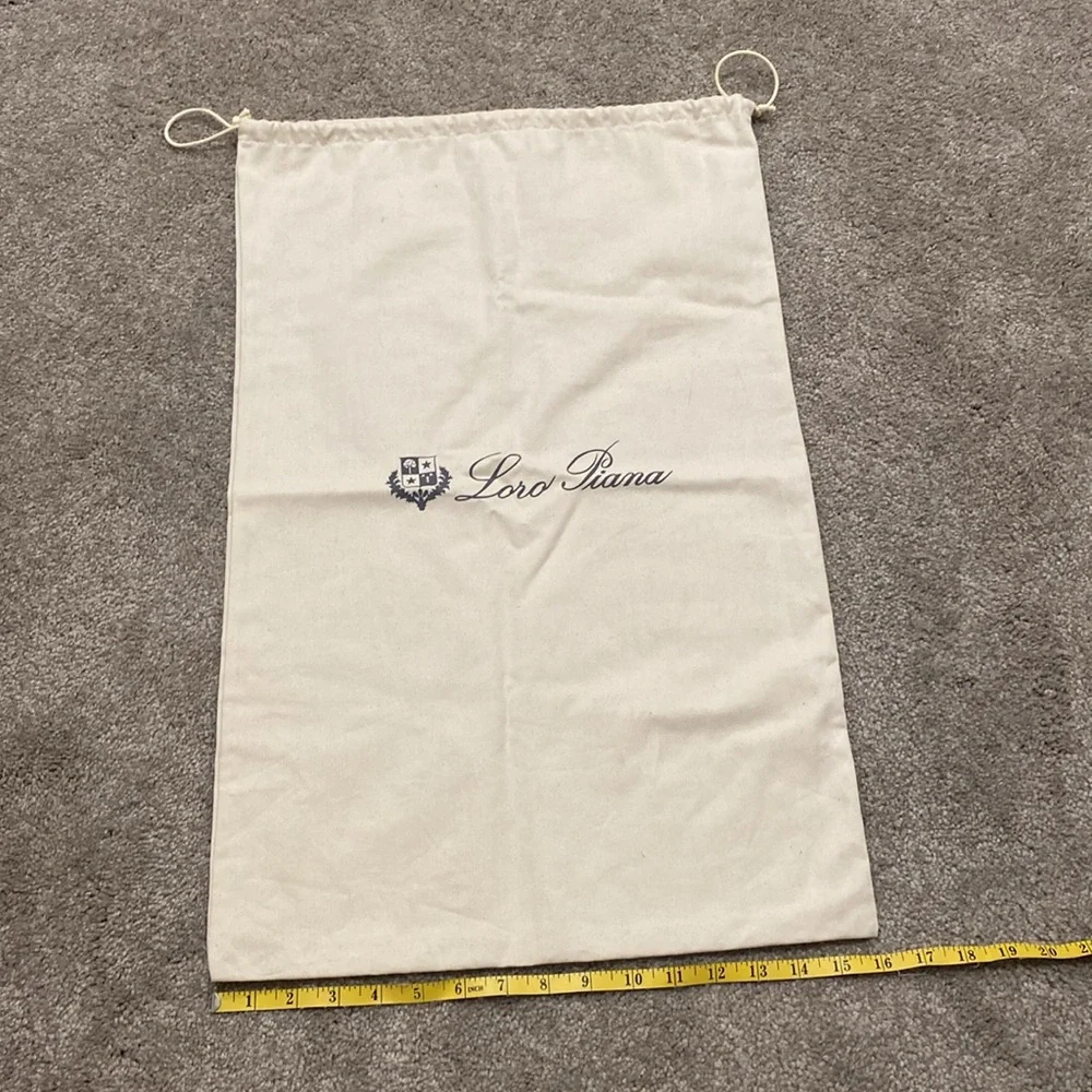 Lori Piana canvas dust bag
